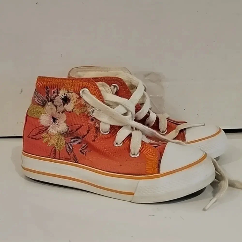 PRIMIGI SPORT HIGH TOP EMBROIDERED SNEAKERS (sz US 12 EURO 29)